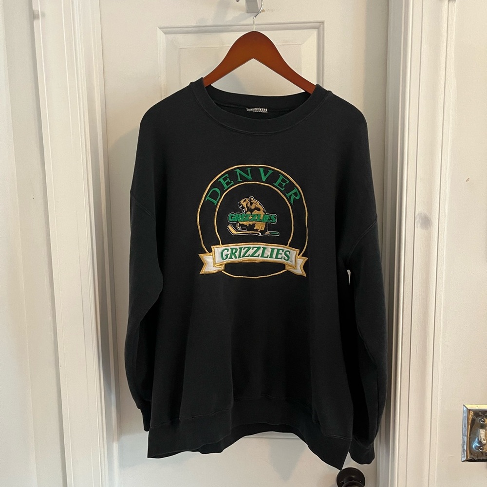 Vintage 90’s Denver Grizzlies IHL Hockey Crewneck
